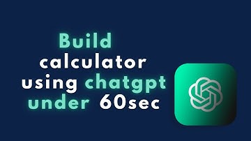 Incredible 60-Second Hack: Build a Calculator Website Instantly  #chatgpt #chatgpt3 #chatgpttutorial