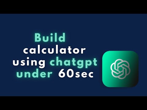 Incredible 60-Second Hack: Build a Calculator Website Instantly  #chatgpt #chatgpt3 #chatgpttutorial