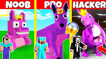 GARTEN OF BANBAN 3 QUEEN BOUNCELIA BOSS HOUSE BUILD CHALLENGE - NOOB vs PRO vs HACKER / Animation