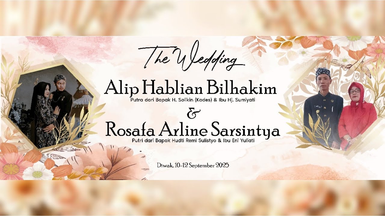 (Sesi Siang) Ngunduh Mantu Pernikahan Alip Hablian Bilhakim & Rosafa Arline Sarsintya - 12/9/2025