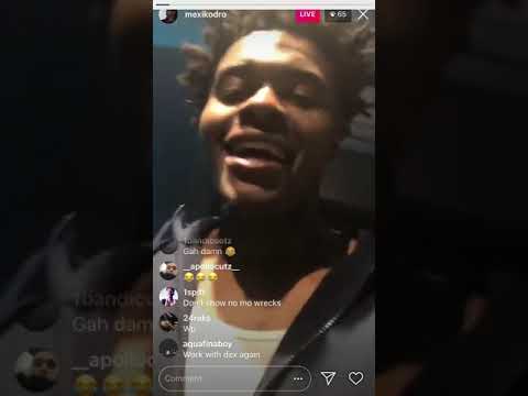 Mexikodro Plays New Beats In The Studio On Instagram Live! (04/16/2019)