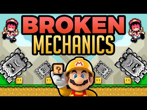 Super Mario Maker - BROKEN MECHANICS [Latest Update Breaks the Game]