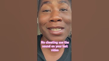 No Cheating: Use the Sound from Your Last Video!