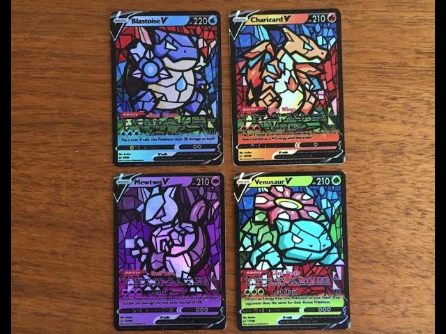 stained glass pokemon card Hisuian Goodra V (135/196) [Sword & Shield: Lost Origin] main image 1