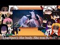 Hashiras React To Tanjiro Nezuko Vs Daki Demon Slayer Gacha Club Manga Spoilers