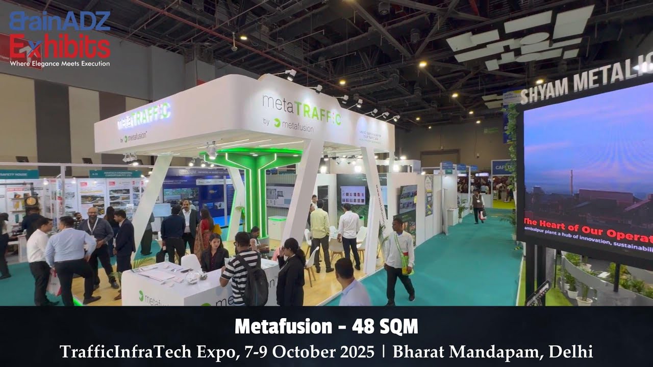 Metafusion at TrafficinfraTech Expo 2025 – Designed & Built by BrainADZ Exhibits