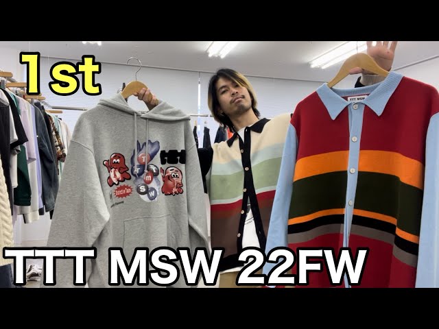 最速】TTT MSW 22FW 1st！カーディガン&ベスト&パーカー&キャップ！色