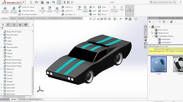 How to Make A Dodge Charger in Solidworks