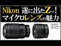 マイクロレンズ ニコンZマウントの新製品【NIKKOR Z MC 50mm f/2.8 と NIKKOR Z MC 105mm f/2.8 VR S】カメラの小型軽量に貢献するマクロを発売