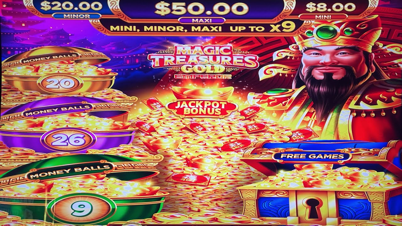 We Tried NEW MAGIC TREASURES GOLD slot machine in Las Vegas!
