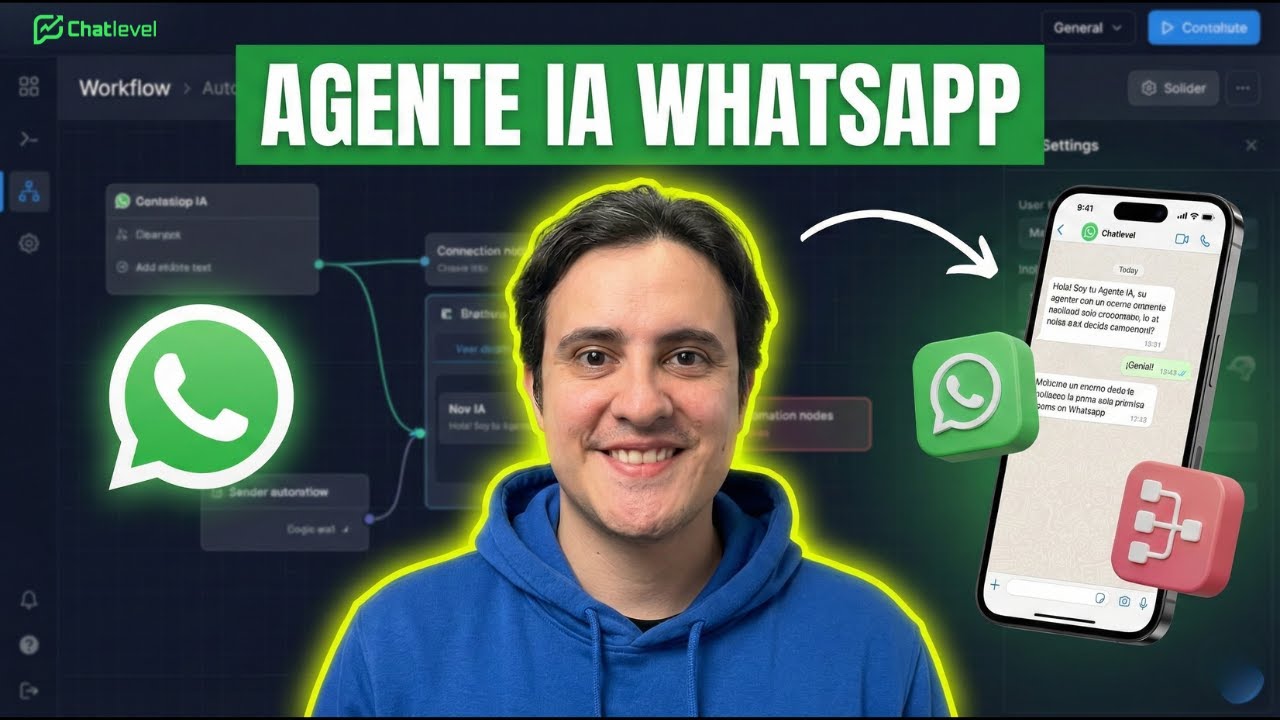 Cómo CREAR tu AGENTE IA en WHATSAPP (Parte 2)🚀 - YouTube