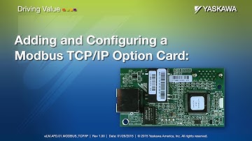 Adding and Configuring the ModbusTCPIP Option Card