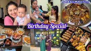 আমাৰ Little Guest🥰ভন্টিৰ Birthday Special Soft & Juicy Mutton Curry,Food Food only Food খানা main😌 screenshot 5