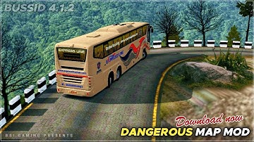 Extreme Level Dangerous map mod for bussid | bussid New map mod | download now