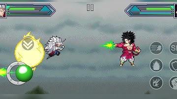 ssj5 goku vs ssj4 broly. drogenballsuper2
