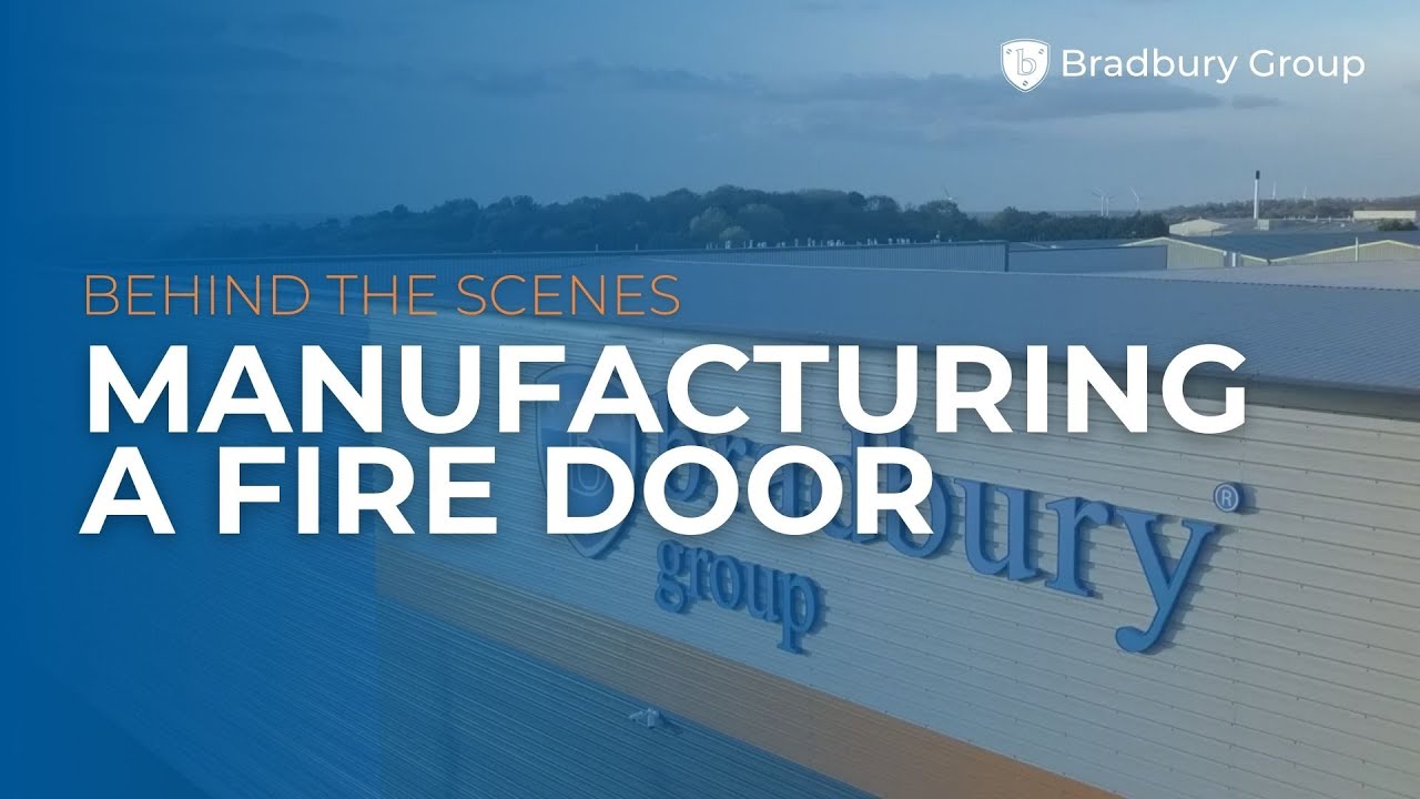 Behind the scenes: Manufacturing a Bradbury Group fire door - YouTube