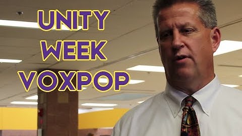 Unity Week VoxPop
