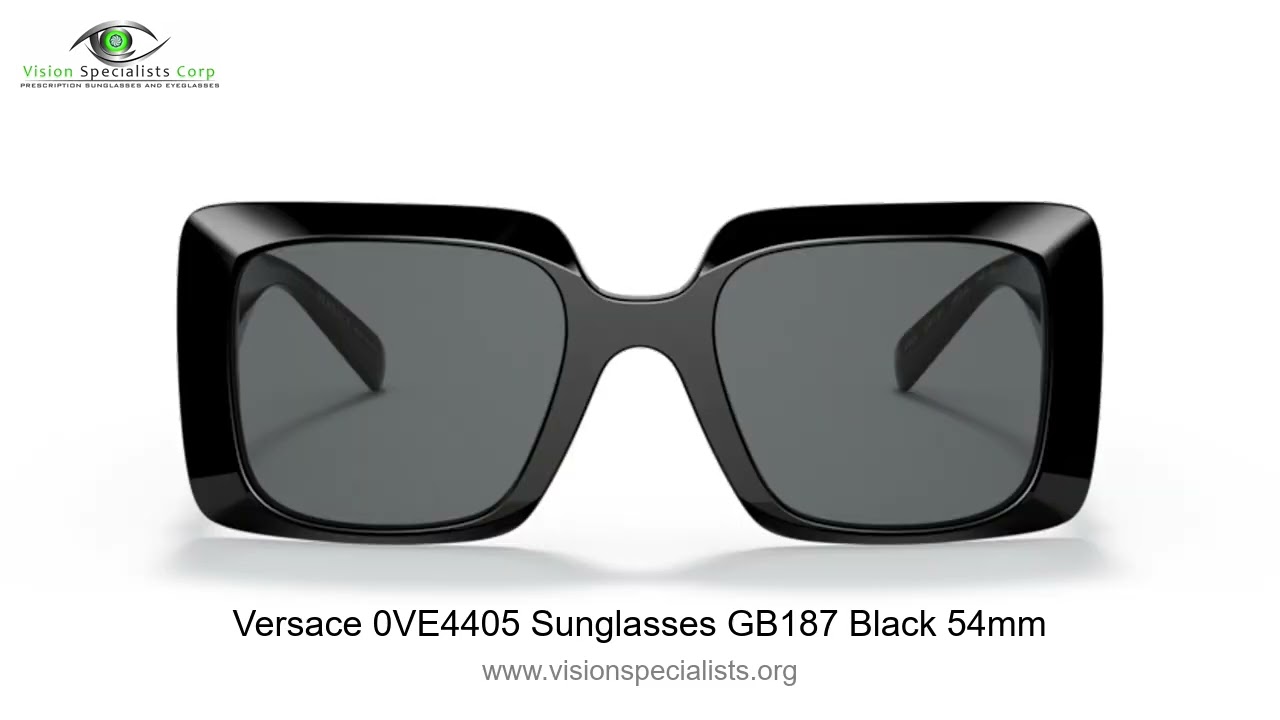 Versace 0VE4405 Sunglasses GB187 Black 54mm