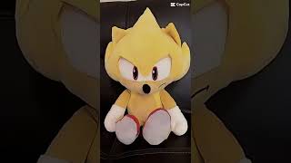 Super Sonic trying the laser effect #foryou #sonicthehedgehog #hugme #kidrobot #short