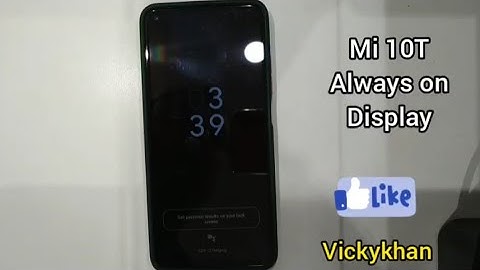 Mi 10T Always on Display 🤩📲