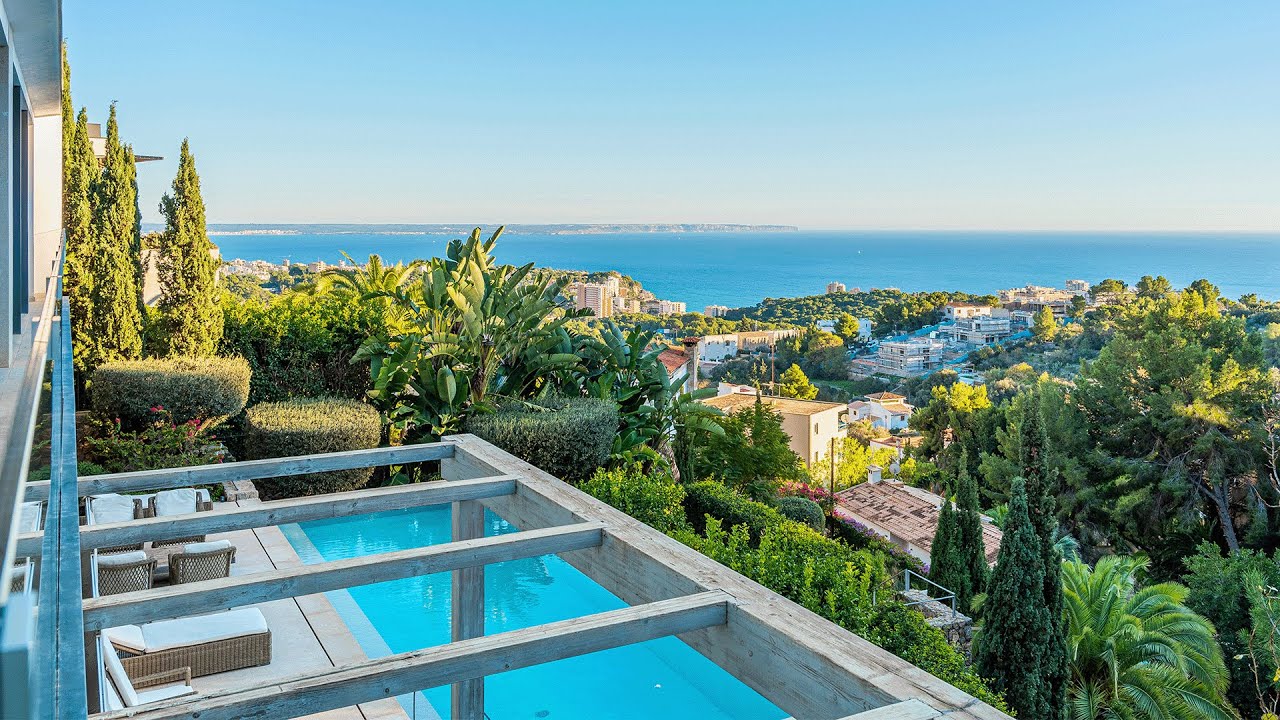 Panoramic Sea View Villa in Genova, Mallorca Luxury Real Estate Tour