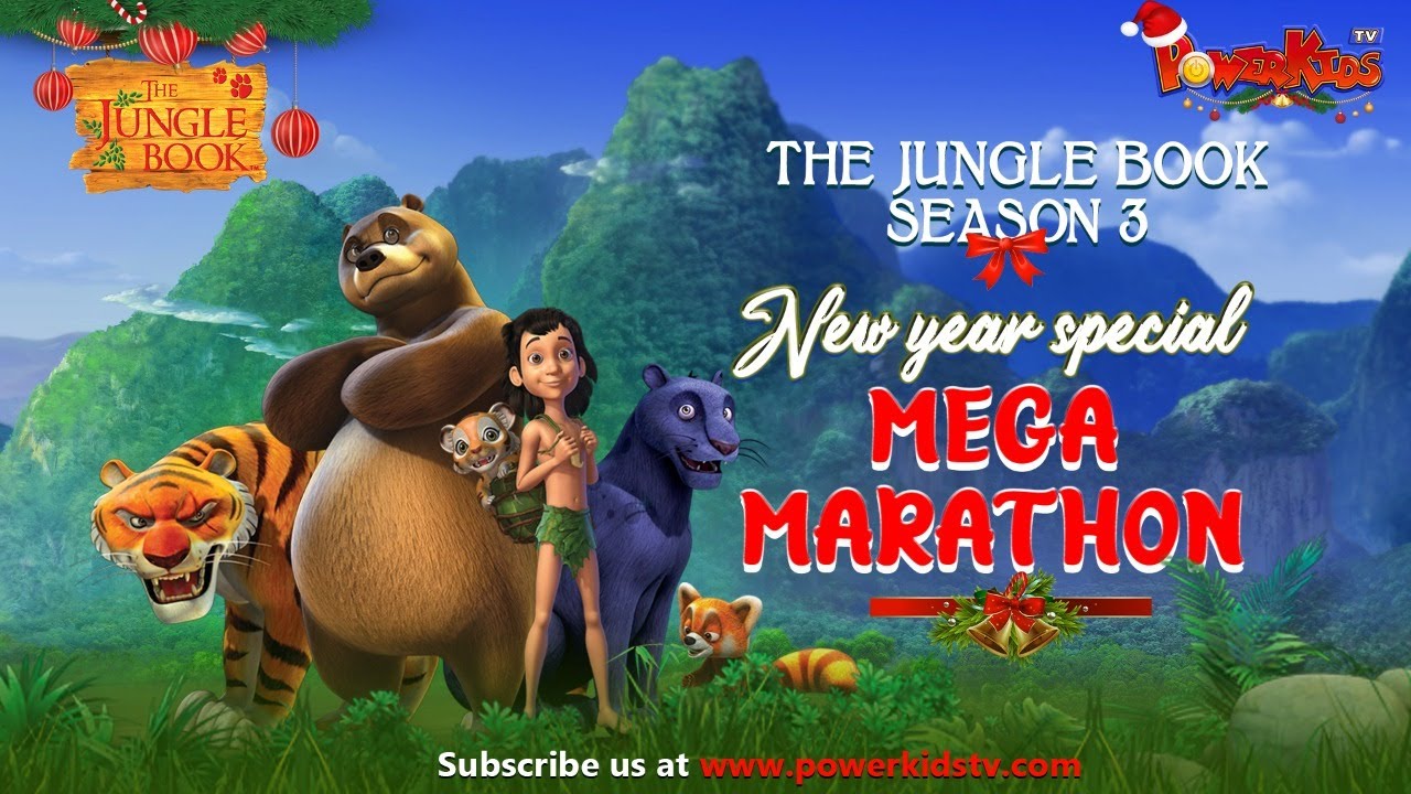 Happy New Year| Jungle Book Season 3 Mega Marathon | Hindi ...