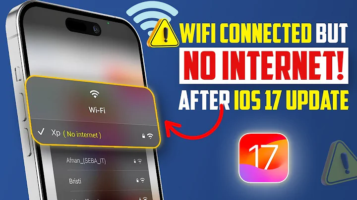 WIFI connected but no internet connection on iPhone