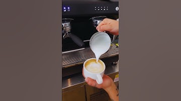 4-Second Latte Art Tutorial: Level 1 vs. Level 99 | Original Content by Mr.24 #latteart #latte