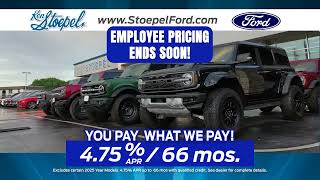 Why Pay More? Get Employee Pricing at Ken Stoepel Ford