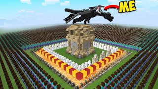 100 Minecraft Players VS Best Defense Base in Minecraft 🔥🔥(3000 Rs Challenge!)