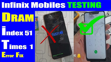 Infinix Tecno Mobiles DRAM TESTING Pattern /index: 51, times: 1/ Testing Mode | infinix Hot 7 Pro