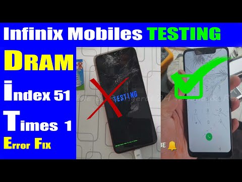 Infinix Tecno Mobiles DRAM TESTING Pattern /index: 51, times: 1/ Testing Mode | infinix Hot 7 Pro
