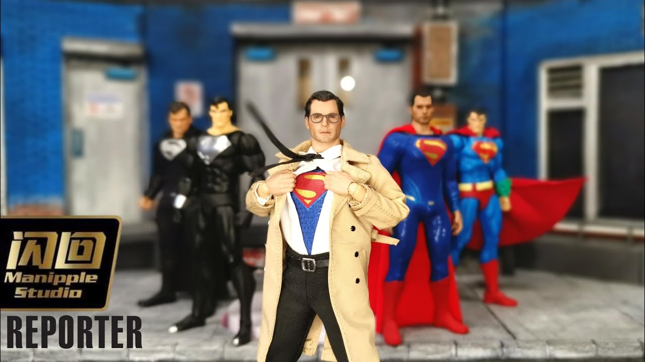 Manipple Reporter Costume set (for Henry Cavill Superman) 1/12 action figure Unboxing & REVIEW 