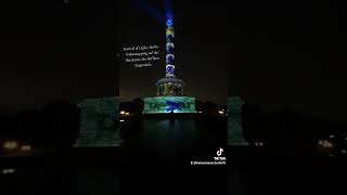 Festival of Lights Berlin - Videomapping auf der Rückseite der Berliner Siegessäule