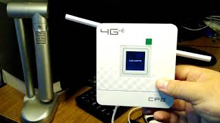 Беспроводной Портативный Роутер (Модем Cpe903-3) 4G С Сим-Картой, Wi-Fi Модулем И Портами Wan, Lan