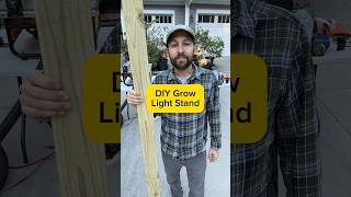DIY Grow Light Stand - Starting Seeds #shorts #gardening #plants #seeds #growlights #diy #woodwork