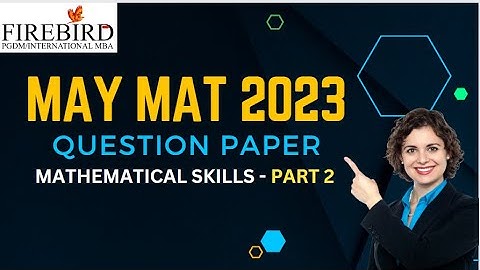 MAT 2023 | MAY Question Paper | Mathematical Skills Part 2 Permutation & Combination #mat2023 #mba
