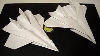 Origami F14 fighter jet that can fly!