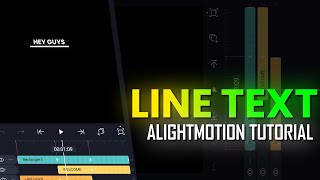 Line Text Animation Tutorial | Alightmotion | NKL EDITS screenshot 5