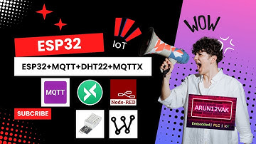 ESP32+MQTT+DHT22+MQTTx | #iot | #mqtt | #dht11 | #wokwi