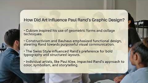 How Did Art Influence Paul Rand