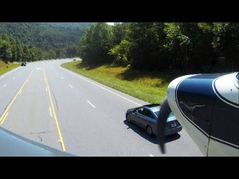 Pilot Makes Emergency Landing on Busy Highway