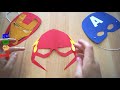 Maske selber machen  - How to draw flash mask How to make superhero mask - сделать маску супергероя