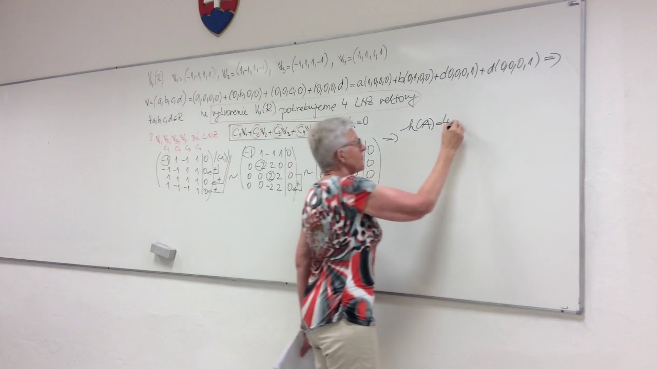 20 Báza vektorového priestoru