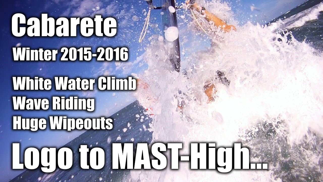 Logo to MAST-high... Windsurfing Cabarete Winter 2015-2016