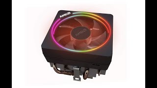 AMD Wraith Prism LED RGB Cooler Fan from Ryzen 7 2700X - UNBOXING