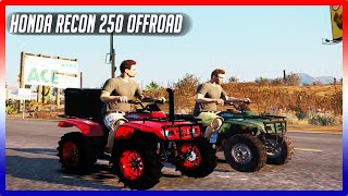 BASHING HONDA RECON 250 ATV OFFROAD WITH FRIENDS! - GTA 5 Roleplay - OURP