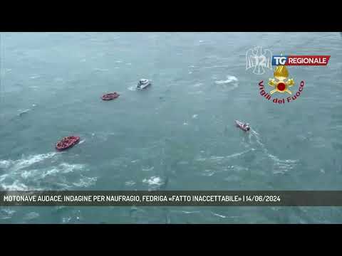 MOTONAVE AUDACE: INDAGINE PER NAUFRAGIO, FEDRIGA «FATTO INACCETTABILE» | 14/06/2024
