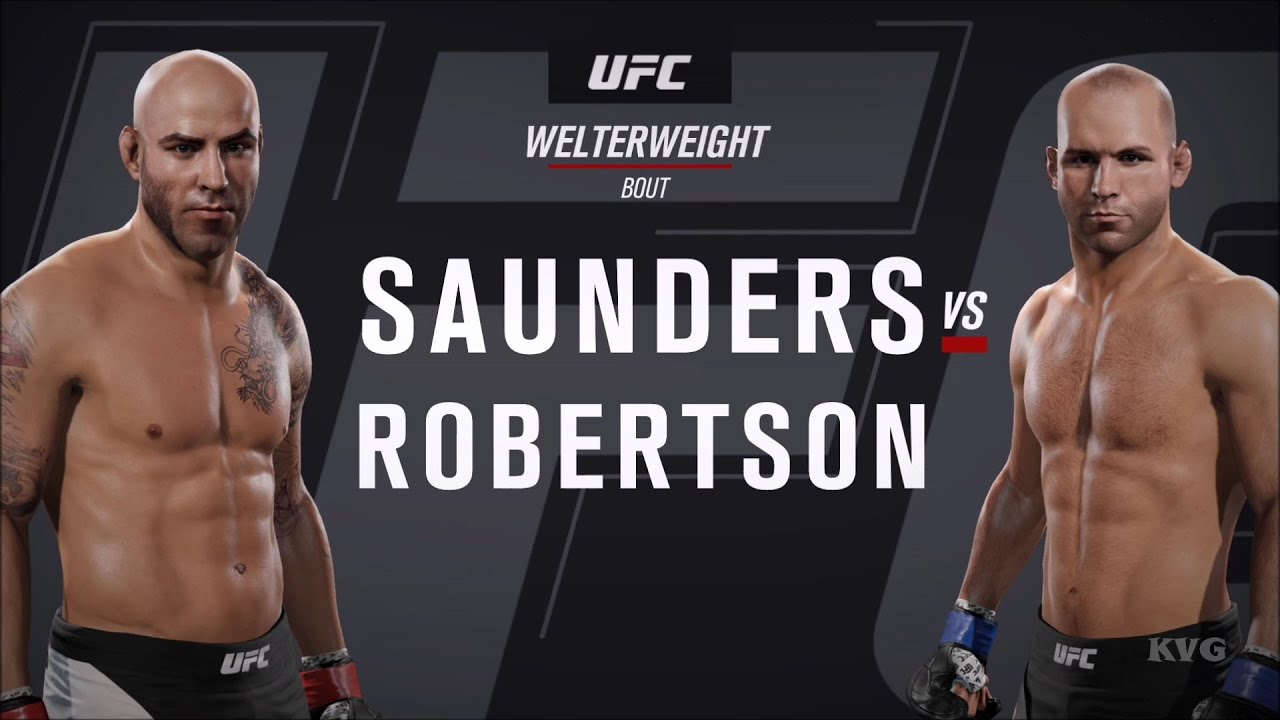 EA Sports UFC 2 - Ben Saunders vs Kenny Robertson | Gameplay (HD) [1080p60FPS]