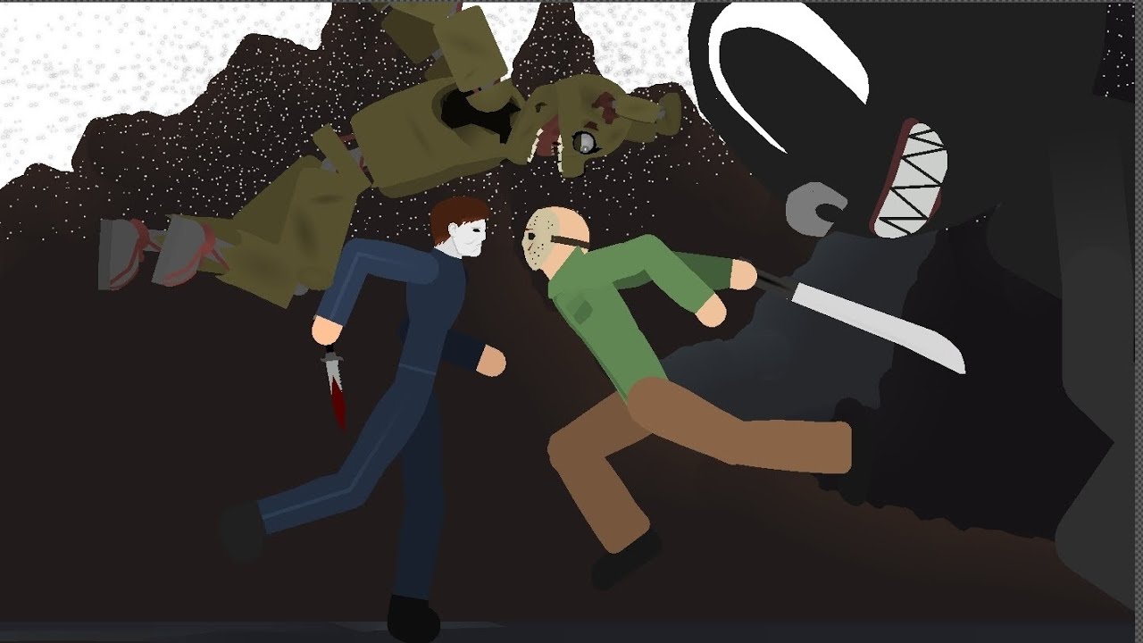 Pelea de Michael Mayer vs jason vs springtap vs cartoon cat